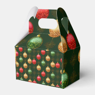 Traditional Holidays Collection Colourful Ornament Favour Box