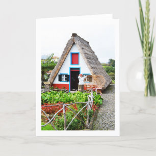 Traditional house in Santana Holiday Card