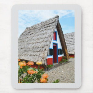 Traditional house in Santana, Madeira Mouse Pad