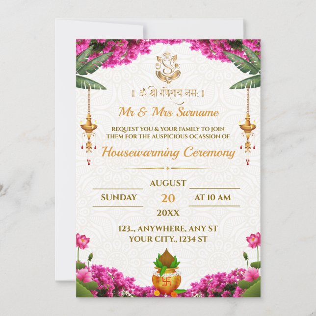 Traditional Housewarming Card (Front)