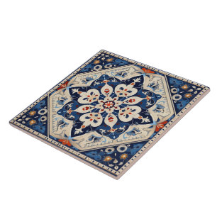 Traditional India Traditional Ornamental Art 3 Tile