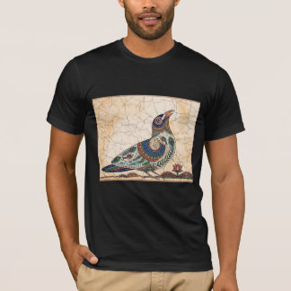 Traditional Indian Folk Bird Art - Spiritual Triba T-Shirt