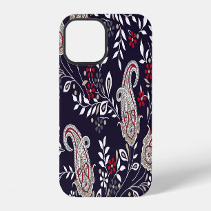 Traditional Indian paisley, seamless pattern. iPhone 12 Case