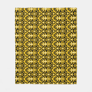 Traditional Indian Shirt Textile Design. Fleece Blanket