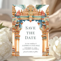 Traditional Intricate Arch South Indian Wedding