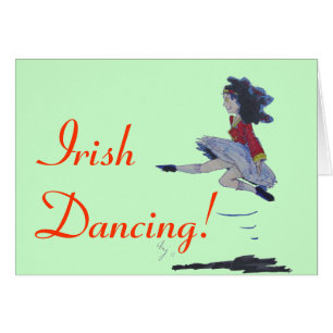 Traditional Irish Dancing Cartoon