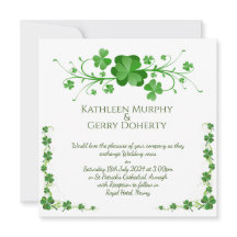 Traditional Irish Shamrocks Celtic Clover