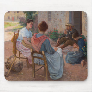 Traditional Italian Family (Vintage Italy) Mouse Pad