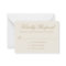 Traditional Ivory Formal Elegant Mini Wedding RSVP