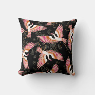 Traditional Japanese Kimono Motifs Pattern Cushion