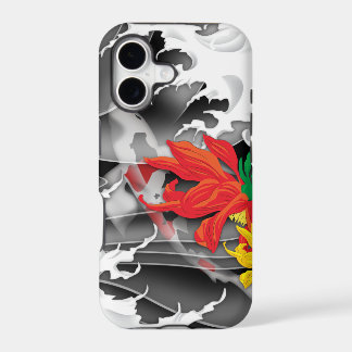 Traditional Japanese Koi under water