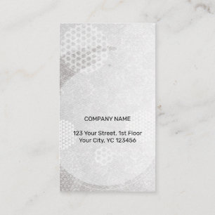 Traditional Japanese pattern Modern art silver Business Card