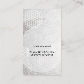 Traditional Japanese pattern Modern art silver Business Card