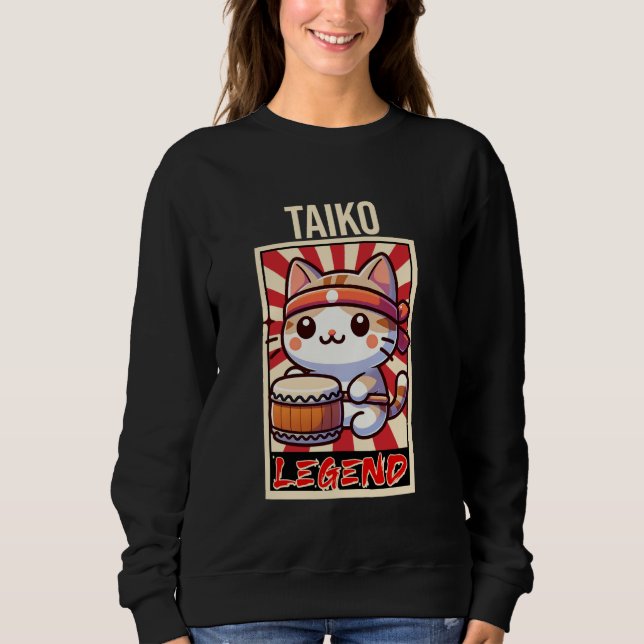 Traditional Japanese Taiko Drum Sweatshirt (Front)
