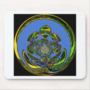 Traditional Just Blue Mouse Pad