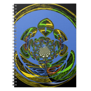 Traditional Just Blue Spiral Notebook