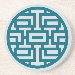 Traditional Korean Culture Pattern Coaster