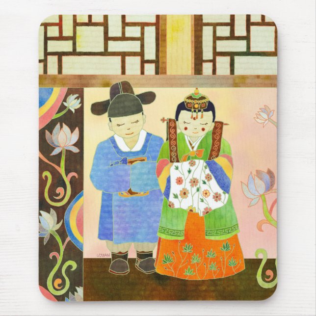Traditional Korean Wedding(#1) Mousepad (Front)