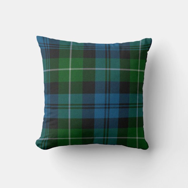 Traditional Lamont Tartan Plaid Pillow (Front)