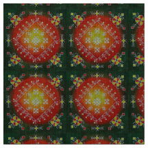 Traditional Latvian folk art with symbols painting