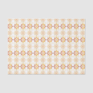 Traditional Latvian SUN sign geometric design VIII Tissue Paper