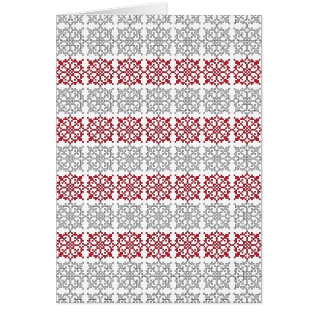 Traditional Latvian SUN sign geometric pattern I (Front)