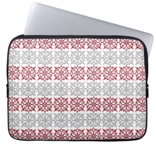 Traditional Latvian SUN sign geometric pattern I Laptop Sleeve