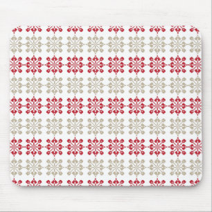 Traditional Latvian SUN sign geometric pattern VI Mouse Pad