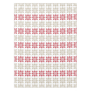 Traditional Latvian SUN sign geometric pattern VI Tablecloth