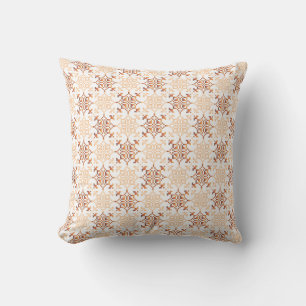 Traditional Latvian SUN sign geometric pattern VII Cushion