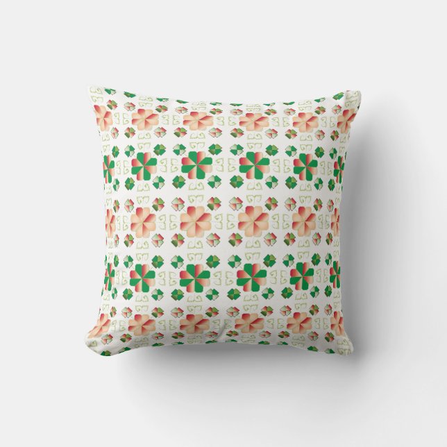 Traditional Latvian SUN sign geometric pattern X Cushion (Front)