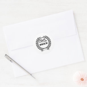 Traditional Laurel - Circle Graduation Sticker
