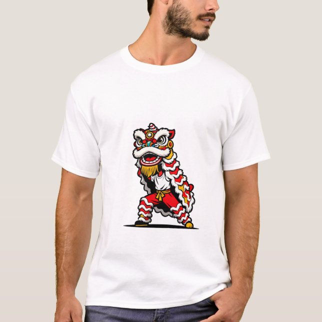 Traditional Lion Dance T-Shirt (Front)