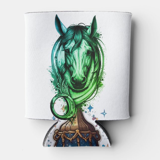 Traditional Lucky Horseshoe Can Cooler (Front)