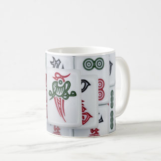 Traditional Mahjong Tiles Pattern Print Classic Coffee Mug
