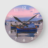 Traditional Maltese boats in Marsaxlokk
