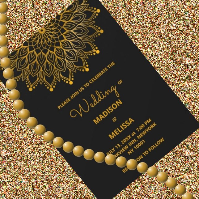 Traditional mandala classic elegant Invitation (Creator Uploaded)