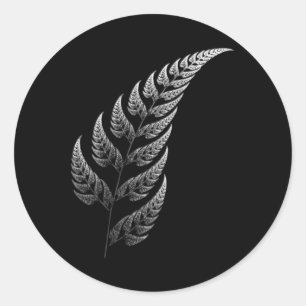 Traditional Maori Tribal Tattoo. New Zealand. Aote Classic Round Sticker