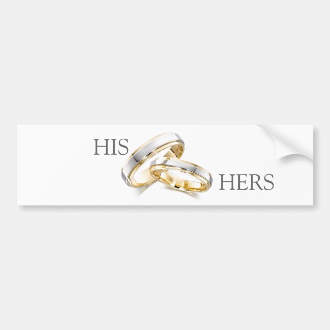 Traditional Marriage Bumper Sticker (Front)