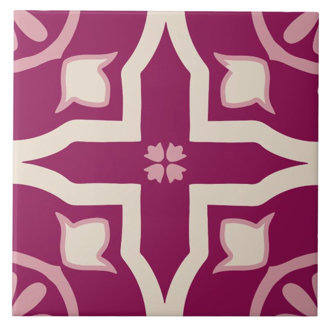 Traditional Mediterranean Portuguese Azulejo Tile (Front)