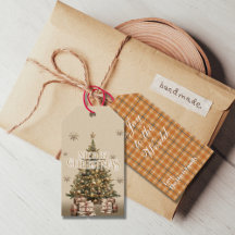 Traditional Merry Christmas Antique Warm Gold