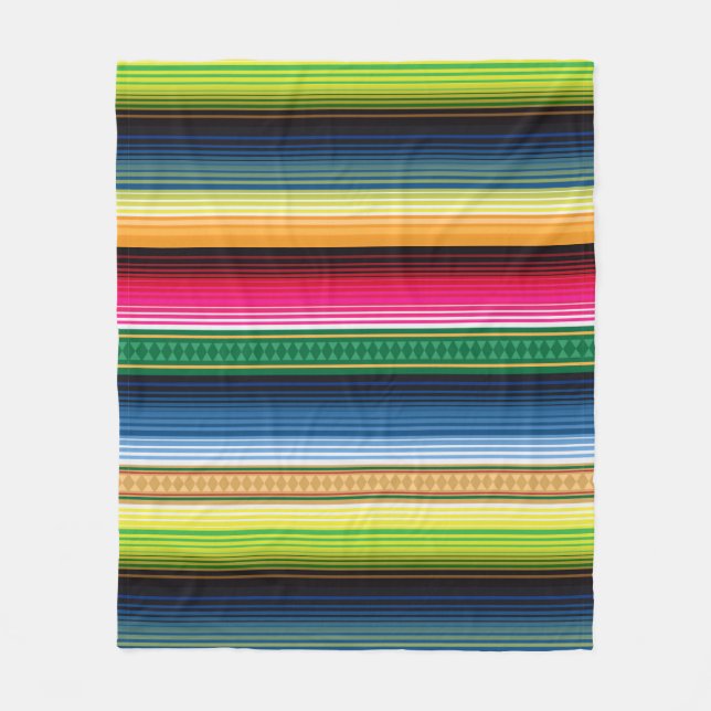 Traditional Mexican Blanket Serape (Front)