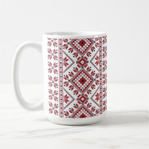 Traditional Motif, Romanian Traditional Motif T-S Coffee Mug