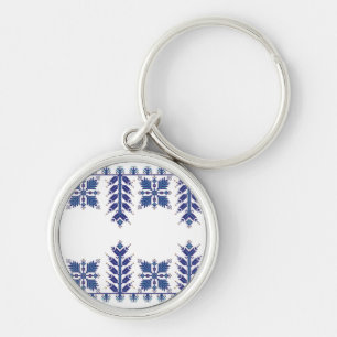 Traditional Motif, Romanian Traditional Motif T-S Key Ring
