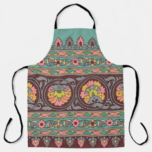Traditional Mughal Border Designart,pattern,geomet Apron