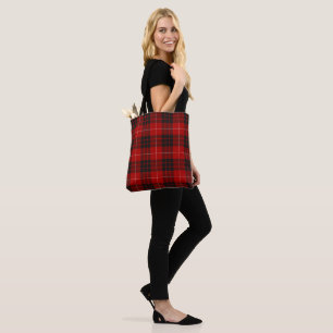 Traditional Munro Clan Highland Plaid Tote Bag