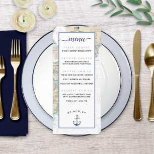 Traditional Nautical Wedding / Event Menu