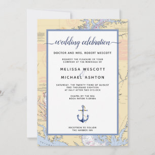 Traditional #Nautical Wedding   MIKE / Annapolis Invitation