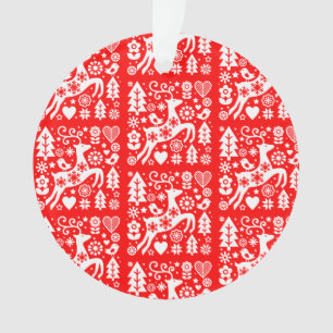 Traditional Nordic Christmas Decor Ornament