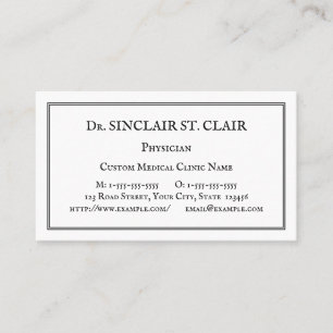 Traditional, Nostalgic Business Card
